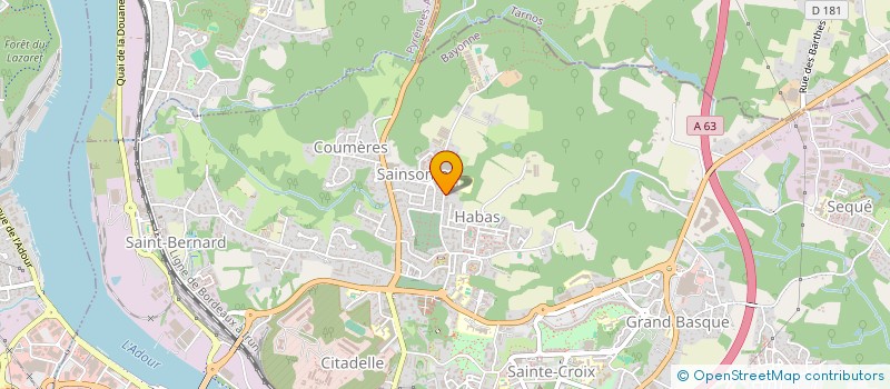 localisation de l'entreprise 532 196 532   TARNOS