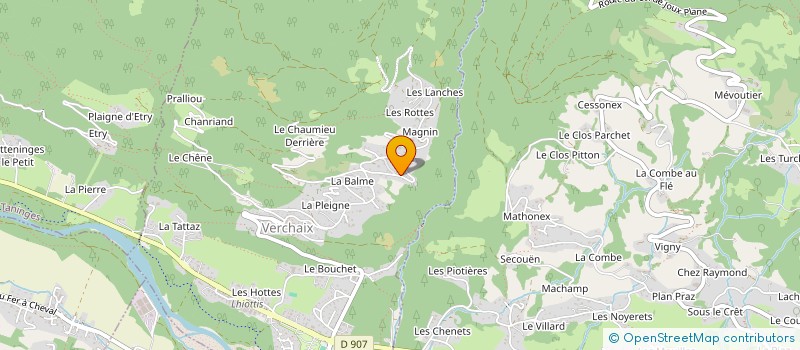 localisation de l'entreprise 532 199 585   VERCHAIX