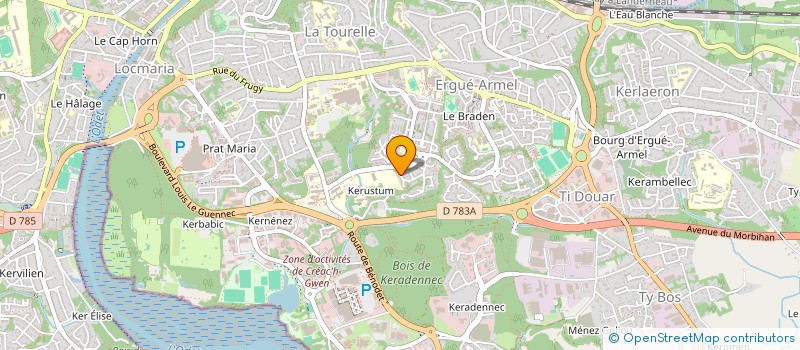 localisation de l'entreprise 532 228 905   ERGUE-GABERIC