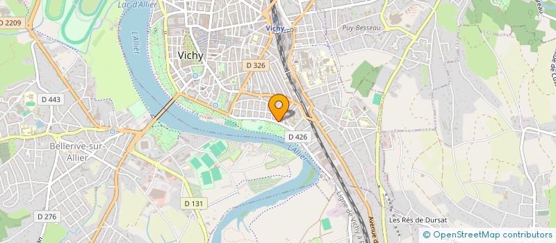 localisation de l'entreprise 532 253 135 à VICHY