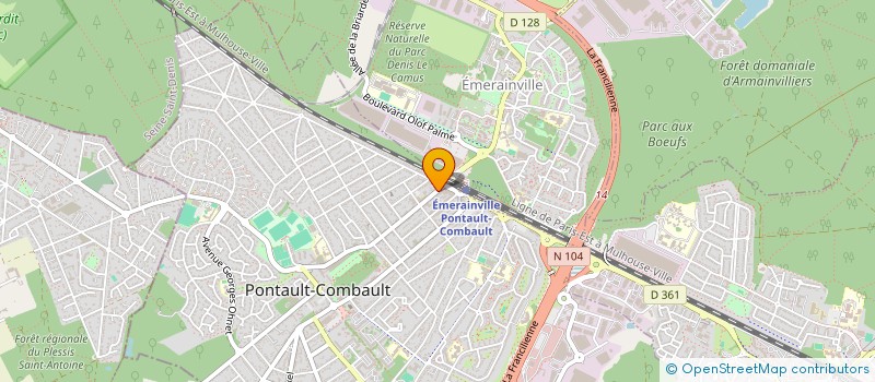 localisation de l'entreprise 532 261 948 à PONTAULT-COMBAULT