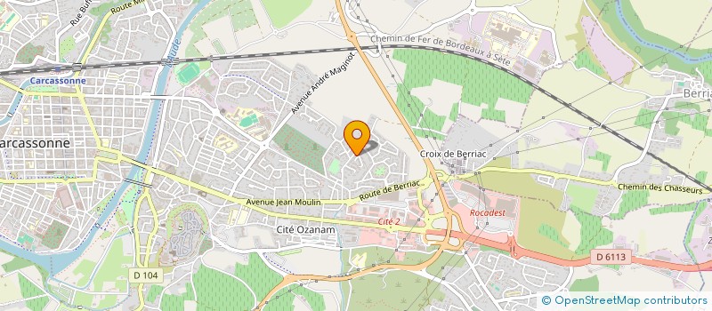 localisation de l'entreprise 532 317 872   CARCASSONNE