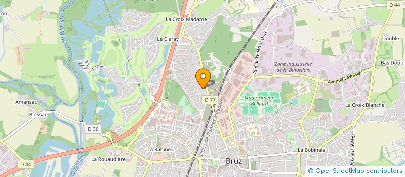 localisation de l'entreprise 532 320 918   BRUZ