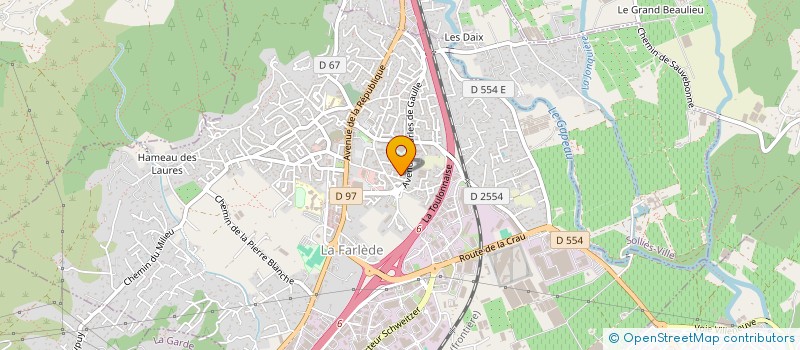 localisation de l'entreprise 532 332 053  à LA FARLEDE