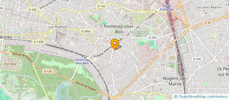 localisation de l'entreprise 532 347 846  à SAINT-MAUR-DES-FOSSES