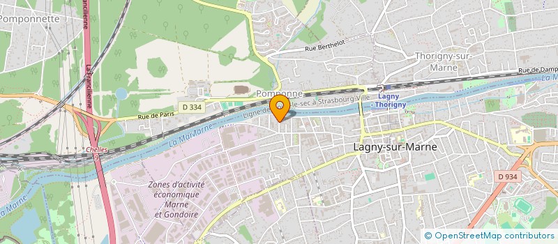 localisation de l'entreprise 532 350 808   LAGNY-SUR-MARNE