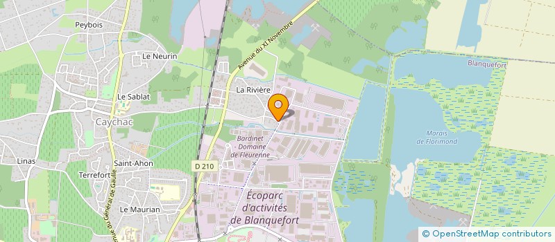 localisation de l'entreprise 532 370 178  à BLANQUEFORT