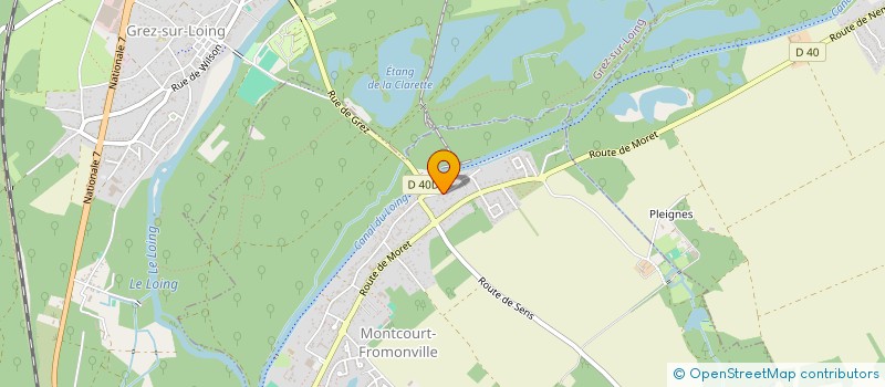 localisation de l'entreprise 532 433 778   MONTCOURT-FROMONVILLE