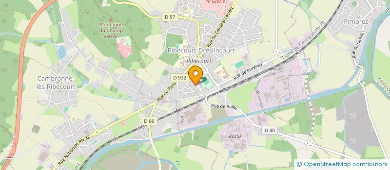 localisation de l'entreprise 532 446 846   RIBECOURT-DRESLINCOURT