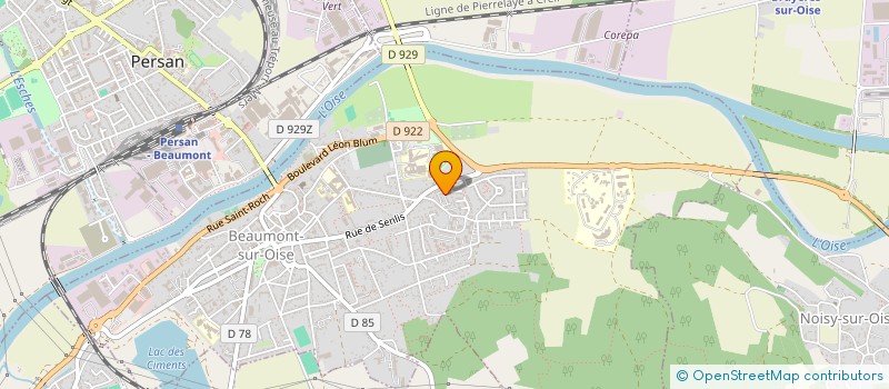 localisation de l'entreprise 532 463 973   BEAUMONT SUR OISE