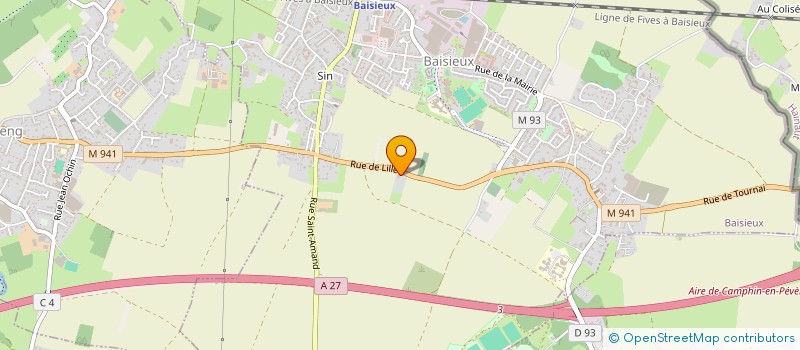 localisation de l'entreprise 532 486 842   BAISIEUX