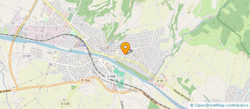 localisation de l'entreprise 532 496 692   CREST