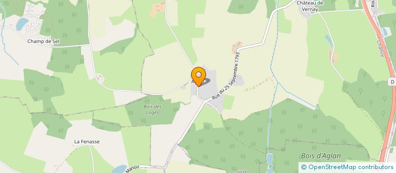 localisation de l'entreprise 532 515 616   CHALLUY