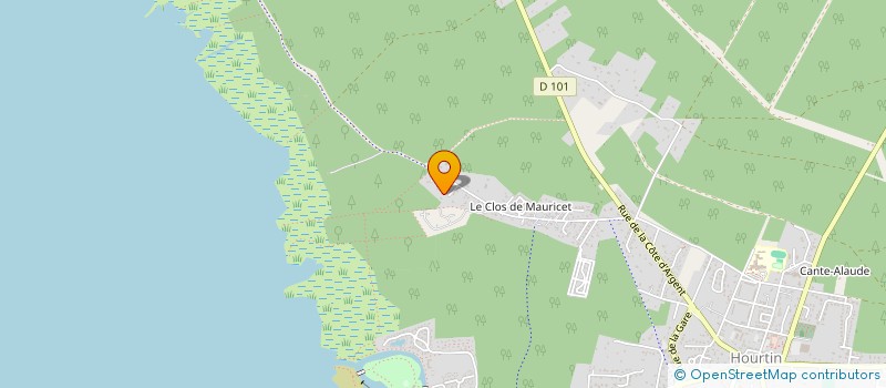 localisation de l'entreprise 532 520 699   HOURTIN