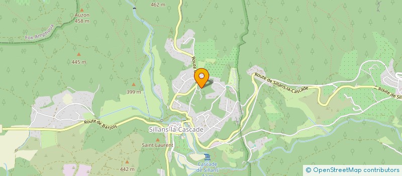 localisation de l'entreprise 532 525 631   SILLANS-LA-CASCADE