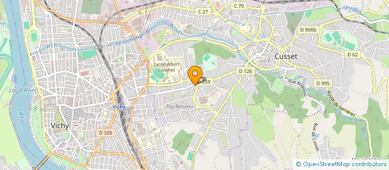localisation de l'entreprise 532 569 258  à CUSSET