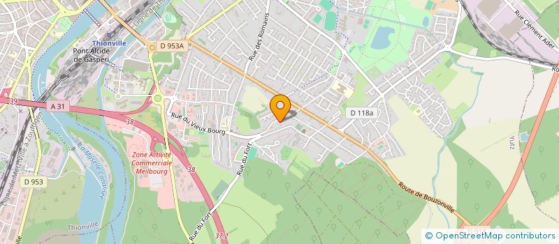 localisation de l'entreprise 532 579 950   YUTZ