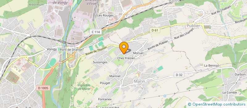 localisation de l'entreprise 532 622 057   MARIN