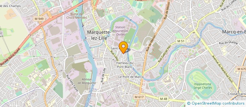 localisation de l'entreprise 532 662 079   MARQUETTE-LEZ-LILLE