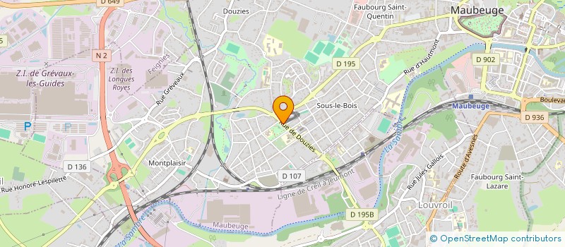 localisation de l'entreprise 532 674 918   MAUBEUGE