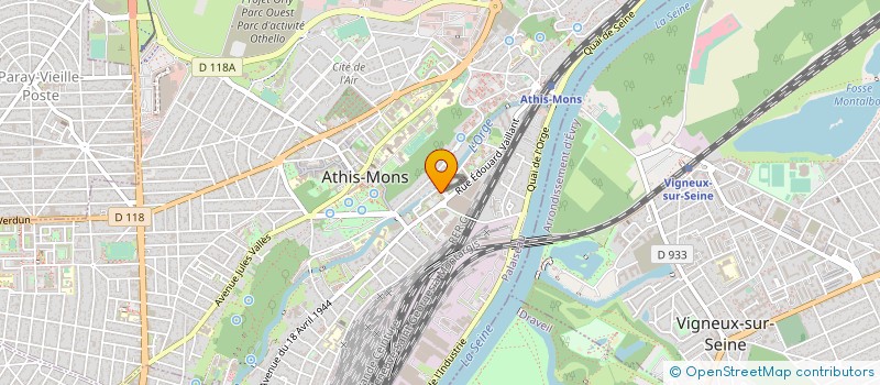 localisation de l'entreprise 532 707 494 à ATHIS-MONS