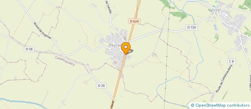 localisation de l'entreprise 532 732 716   PEYRENS