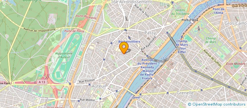 localisation de l'entreprise 532 736 881   PARIS