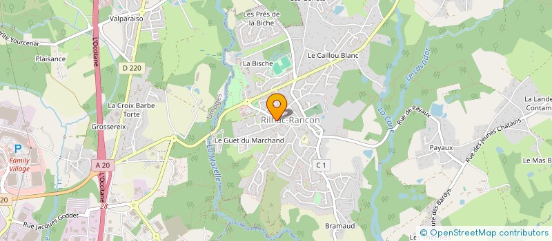 localisation de l'entreprise 532 761 004 à ORADOUR-SUR-GLANE