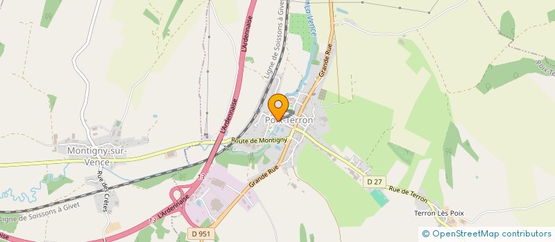 localisation de l'entreprise 532 769 890   GUIGNICOURT-SUR-VENCE