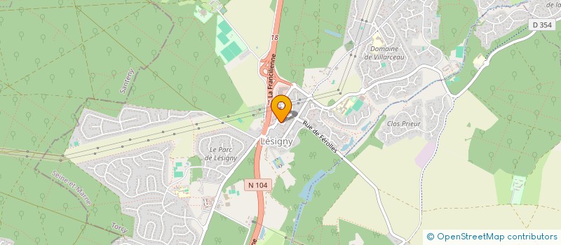 localisation de l'entreprise 532 778 982 à LESIGNY
