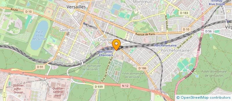 localisation de l'entreprise 532 782 109 à VERSAILLES