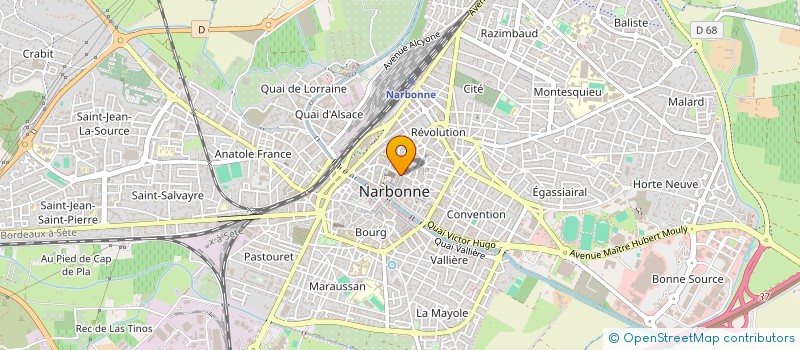 localisation de l'entreprise 532 795 671 à NARBONNE