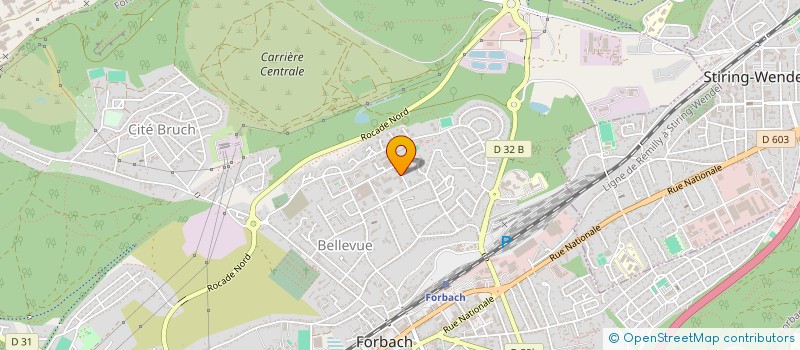 localisation de l'entreprise 532 831 302   FORBACH