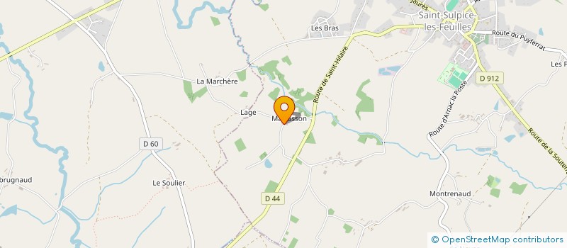 localisation de l'entreprise 532 835 386   SAINT-SULPICE-LES-FEUILLES