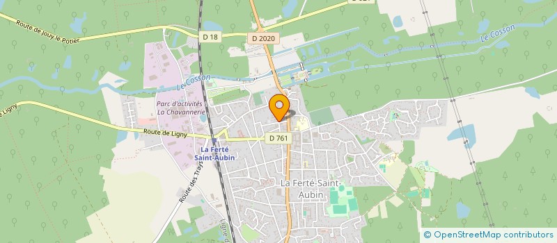 localisation de l'entreprise 532 856 846   LA FERTE-SAINT-AUBIN
