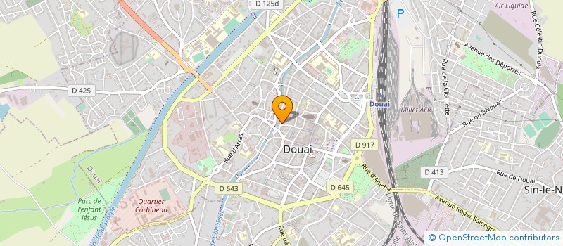 localisation de l'entreprise 532 914 975 à DOUAI