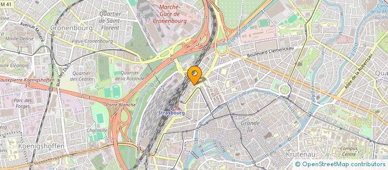 localisation de l'entreprise 532 919 214 à STRASBOURG