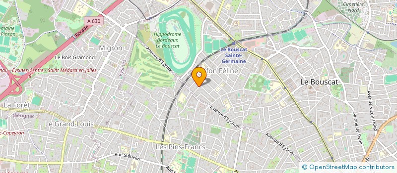 localisation de l'entreprise 532 948 684   LE BOUSCAT