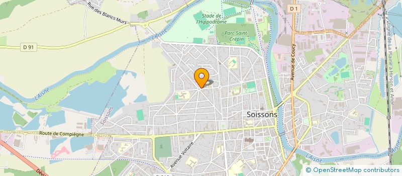 localisation de l'entreprise 532 974 375 à SOISSONS