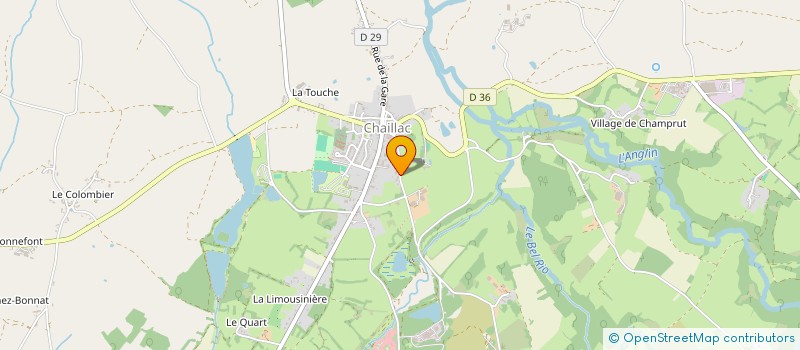 localisation de l'entreprise 532 977 436   CHAILLAC