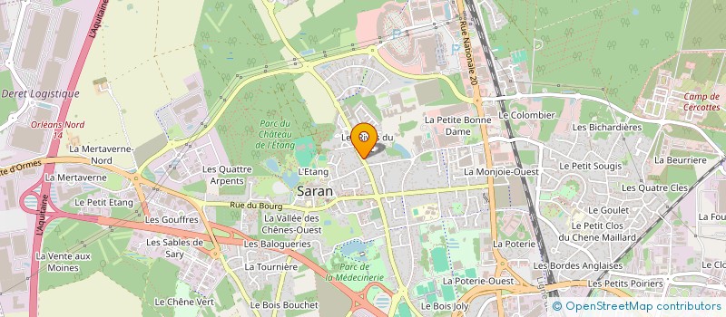 localisation de l'entreprise 532 987 229 à SARAN