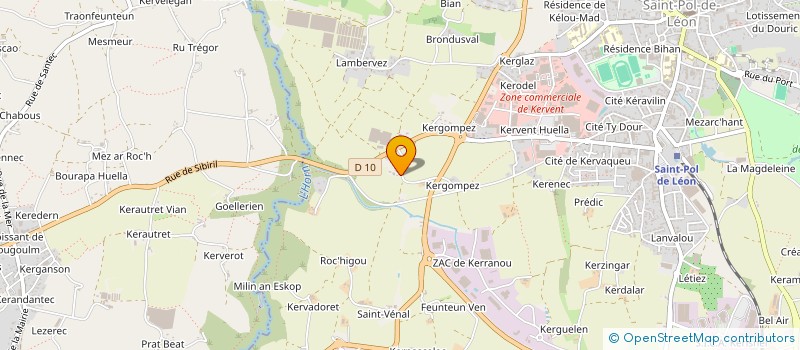 localisation de l'entreprise 532 994 852   SAINT-POL-DE-LEON