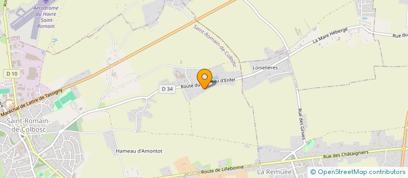 localisation de l'entreprise 533 013 157   SAINT-ROMAIN-DE-COLBOSC