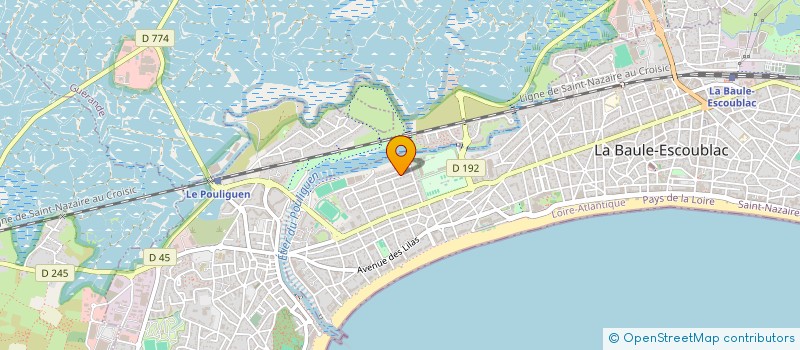 localisation de l'entreprise 533 045 498   LA BAULE-ESCOUBLAC