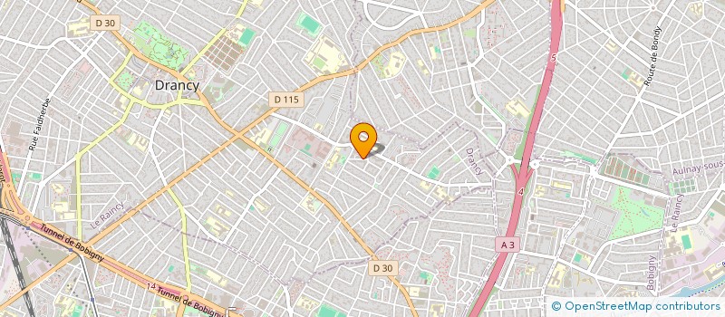 localisation de l'entreprise 533 072 609   DRANCY