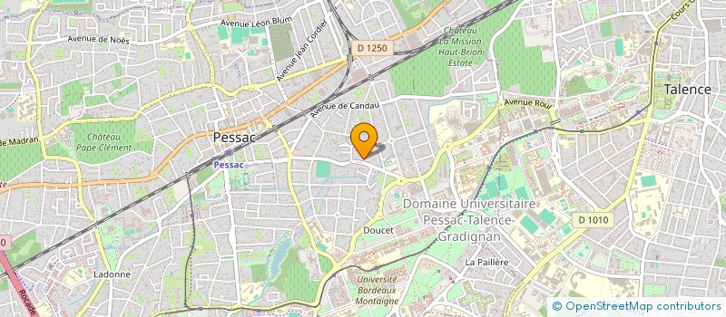 localisation de l'entreprise 533 111 001   PESSAC