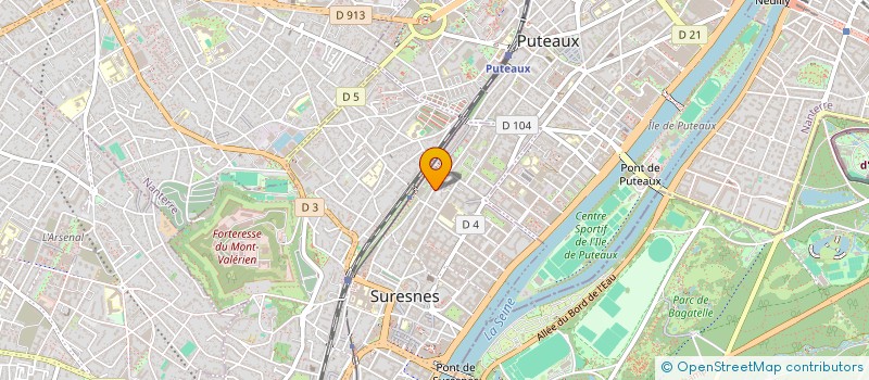 localisation de l'entreprise 533 117 313   SURESNES