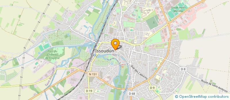 localisation de l'entreprise 533 142 873 à ISSOUDUN