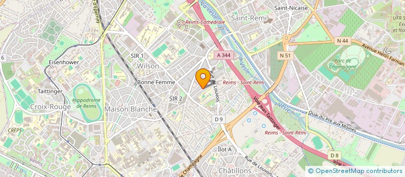 localisation de l'entreprise 533 155 529   REIMS