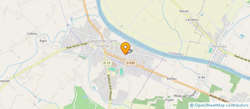 localisation de l'entreprise 533 173 480   LABASTIDE-SAINT-PIERRE